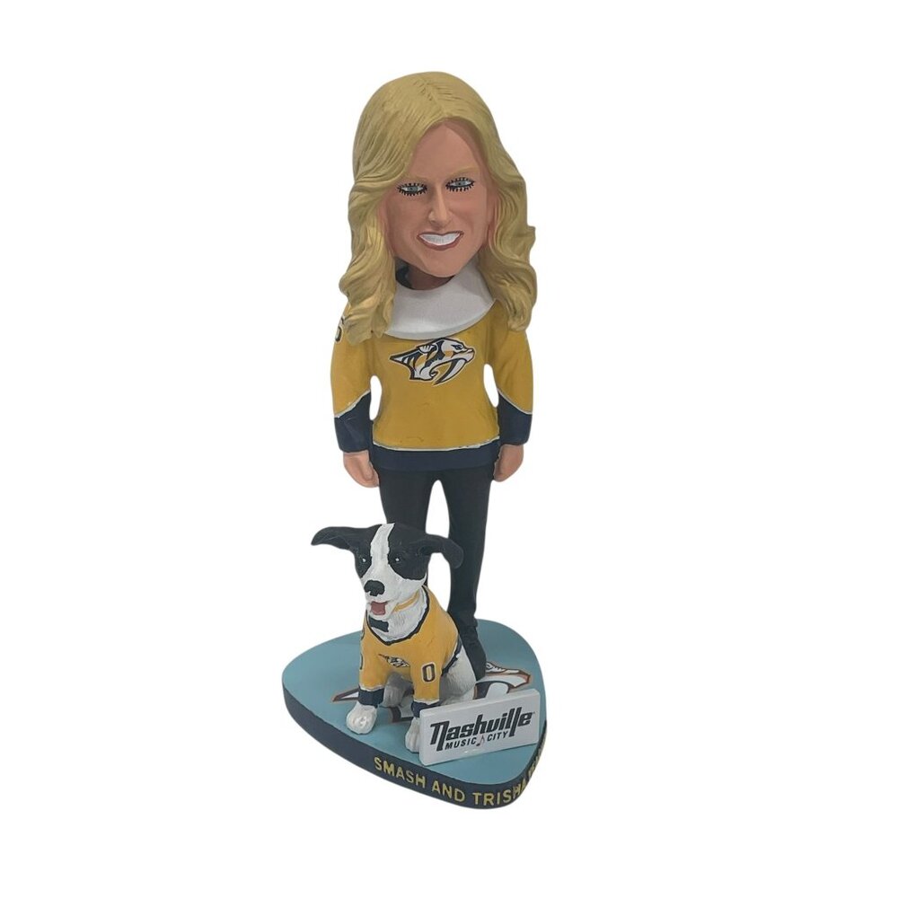 Trisha Yearwood & Smash Nashville Predators‎ Bobblehead Music City Collectible